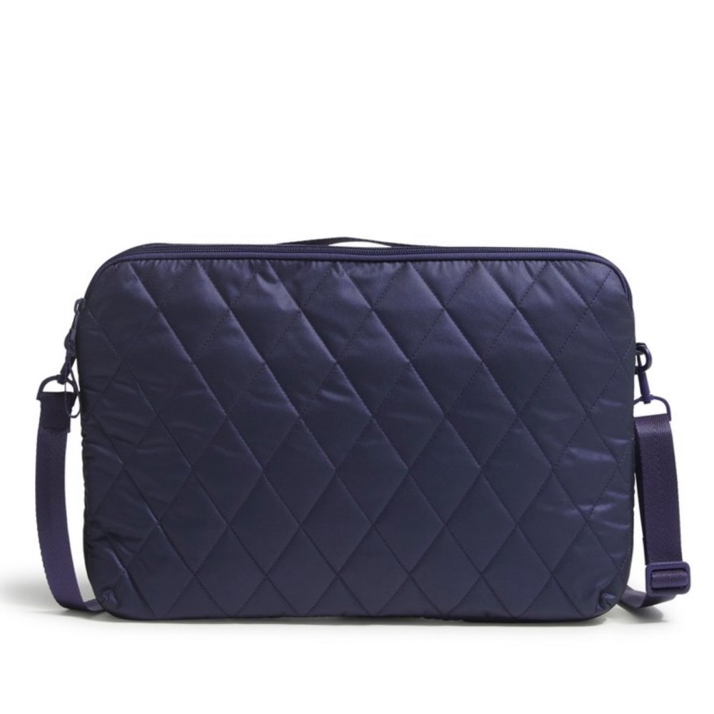 Vera Bradley Quilted Navy Laptop Bag